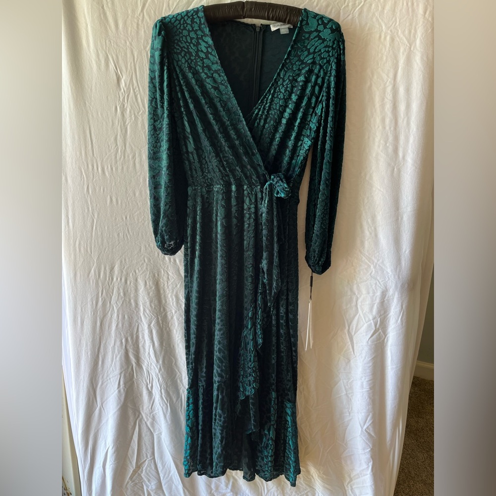 Calvin Klein Green Wrap Dress